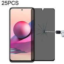 Load image into Gallery viewer, 25 PCS Full Cover Anti-peeping Tempered Glass Film For Samsung Galaxy A12, For Xiaomi Redmi Note 10 Pro(25 PCS), For Xiaomi Poco X3 Pro(25 PCS), For Xiaomi Poco F3(25 PCS), For Xiaomi Poco M3 Pro(25 PCS), For Xiaomi Poco F3 GT(25 PCS)                  ...