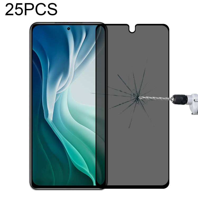 25 PCS Full Cover Anti-peeping Tempered Glass Film For Samsung Galaxy A12, For Xiaomi Redmi Note 10 Pro(25 PCS), For Xiaomi Poco X3 Pro(25 PCS), For Xiaomi Poco F3(25 PCS), For Xiaomi Poco M3 Pro(25 PCS), For Xiaomi Poco F3 GT(25 PCS)                  ...