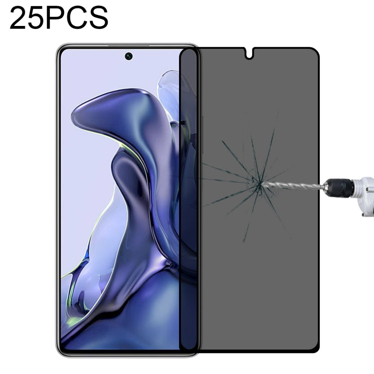 25 PCS Full Cover Anti-peeping Tempered Glass Film For Samsung Galaxy A12, For Xiaomi Redmi Note 10 Pro(25 PCS), For Xiaomi Poco X3 Pro(25 PCS), For Xiaomi Poco F3(25 PCS), For Xiaomi Poco M3 Pro(25 PCS), For Xiaomi Poco F3 GT(25 PCS)                  ...