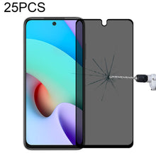 Load image into Gallery viewer, 25 PCS Full Cover Anti-peeping Tempered Glass Film For Samsung Galaxy A12, For Xiaomi Redmi Note 10 Pro(25 PCS), For Xiaomi Poco X3 Pro(25 PCS), For Xiaomi Poco F3(25 PCS), For Xiaomi Poco M3 Pro(25 PCS), For Xiaomi Poco F3 GT(25 PCS)                  ...