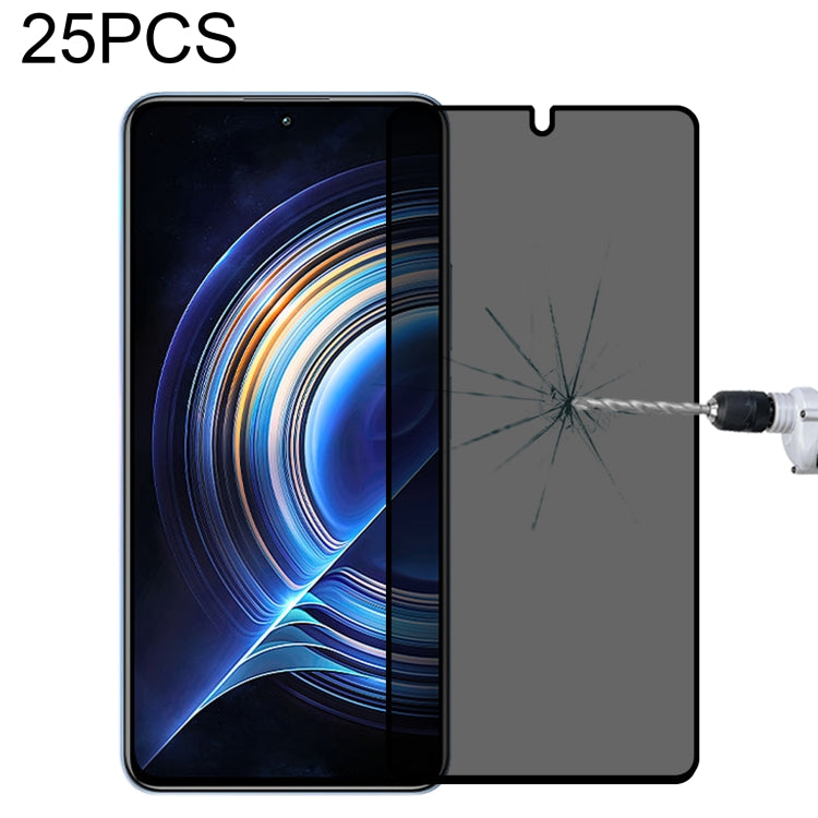 25 PCS Full Cover Anti-peeping Tempered Glass Film For Samsung Galaxy A12, For Xiaomi Redmi Note 10 Pro(25 PCS), For Xiaomi Poco X3 Pro(25 PCS), For Xiaomi Poco F3(25 PCS), For Xiaomi Poco M3 Pro(25 PCS), For Xiaomi Poco F3 GT(25 PCS)                  ...