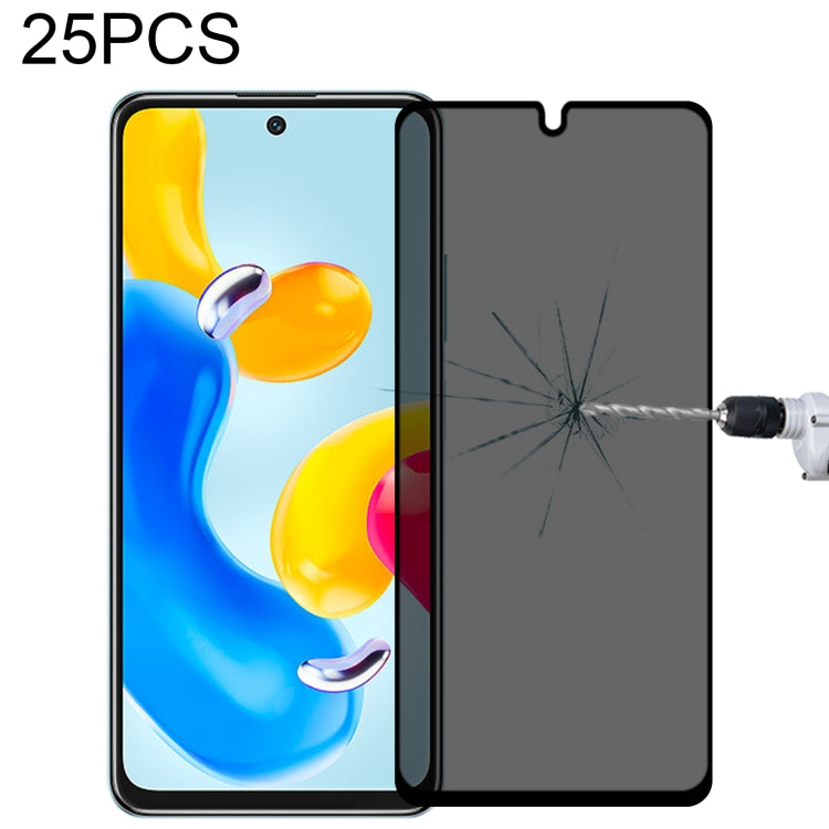 25 PCS Full Cover Anti-peeping Tempered Glass Film For Samsung Galaxy A12, For Xiaomi Redmi Note 10 Pro(25 PCS), For Xiaomi Poco X3 Pro(25 PCS), For Xiaomi Poco F3(25 PCS), For Xiaomi Poco M3 Pro(25 PCS), For Xiaomi Poco F3 GT(25 PCS)                  ...