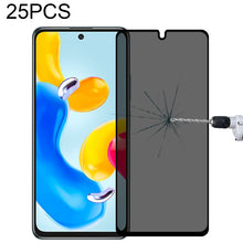 Load image into Gallery viewer, 25 PCS Full Cover Anti-peeping Tempered Glass Film For Samsung Galaxy A12, For Xiaomi Redmi Note 10 Pro(25 PCS), For Xiaomi Poco X3 Pro(25 PCS), For Xiaomi Poco F3(25 PCS), For Xiaomi Poco M3 Pro(25 PCS), For Xiaomi Poco F3 GT(25 PCS)                  ...