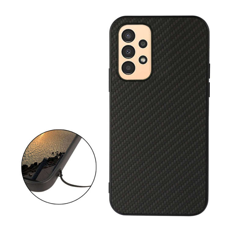 Carbon Fiber Texture Shockproof Phone Case, For Samsung Galaxy A13 4G