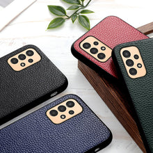 Load image into Gallery viewer, Litchi Texture Genuine Leather Phone Case, For Samsung Galaxy A13 4G