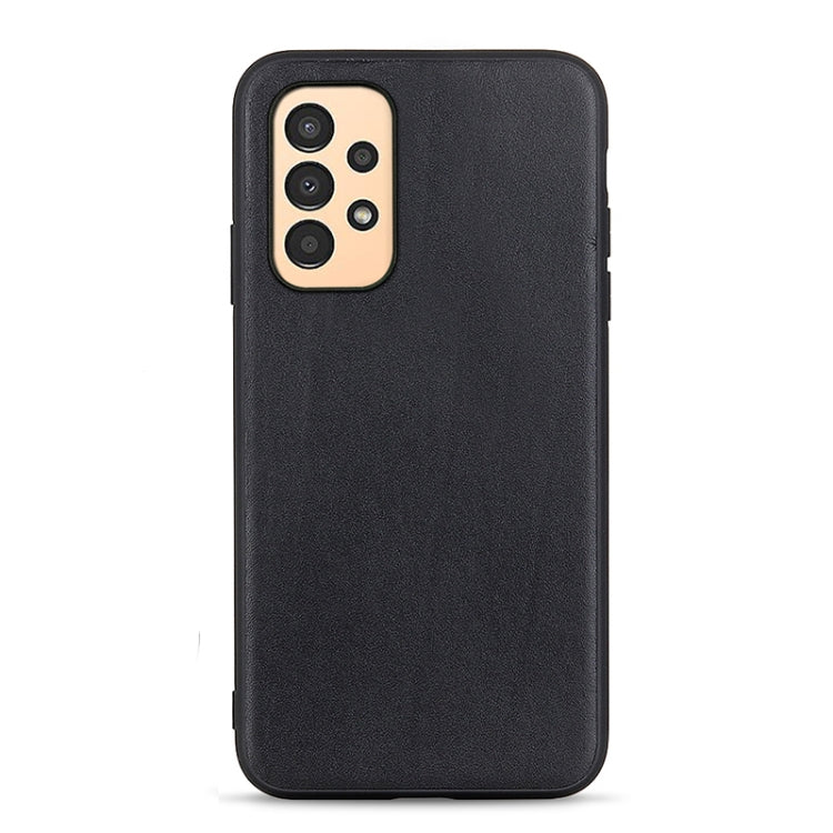 Sheep Texture Genuine Leather Shockproof Phone Case, For Samsung Galaxy A13 4G