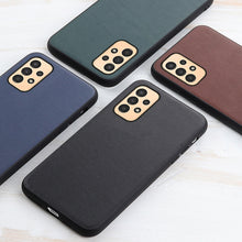 Load image into Gallery viewer, Sheep Texture Genuine Leather Shockproof Phone Case, For Samsung Galaxy A13 4G