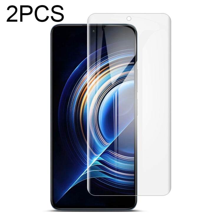 2 PCS IMAK Curved Full Screen Hydrogel Film Front Protector, For Xiaomi Redmi K40S 5G, For Xiaomi Redmi K50 5G / K50 Pro 5G, For Xiaomi Redmi Note 11 4G, For Xiaomi Redmi Note 11E Pro 5G