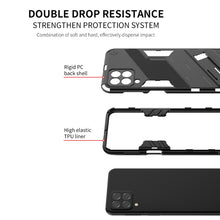 Load image into Gallery viewer, Punk Armor 2 in 1 PC + TPU Shockproof Phone Case with Invisible Holder, For Samsung Galaxy M33 5G India, For Samsung Galaxy M33 5G