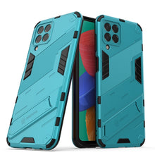 Load image into Gallery viewer, Punk Armor 2 in 1 PC + TPU Shockproof Phone Case with Invisible Holder, For Samsung Galaxy M33 5G India, For Samsung Galaxy M33 5G
