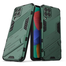 Load image into Gallery viewer, Punk Armor 2 in 1 PC + TPU Shockproof Phone Case with Invisible Holder, For Samsung Galaxy M33 5G India, For Samsung Galaxy M33 5G
