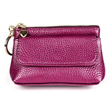 Load image into Gallery viewer, Litchi Texture Cowhide Hand Held Small Wallet for Ladies