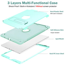 Load image into Gallery viewer, PC+Silicone Holder Tablet Case, For iPad 9.7 2018 / 2017