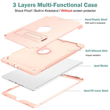 Load image into Gallery viewer, PC+Silicone Holder Tablet Case, For iPad 9.7 2018 / 2017
