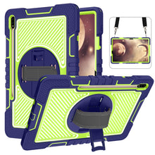 Load image into Gallery viewer, 360 Degree Rotation Contrast Color Silicone + PC Tablet Case, For Samsung Galaxy Tab A7 Lite