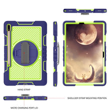 Load image into Gallery viewer, 360 Degree Rotation Contrast Color Silicone + PC Tablet Case, For Samsung Galaxy Tab A7 Lite