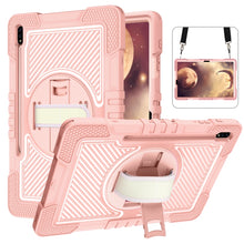 Load image into Gallery viewer, 360 Degree Rotation Contrast Color Silicone + PC Tablet Case, For Samsung Galaxy Tab A7 Lite