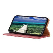 Load image into Gallery viewer, KHAZNEH Cowhide Texture Leather Phone Case, For Samsung Galaxy M33 5G