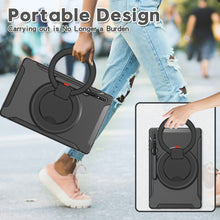Load image into Gallery viewer, 360 Rotation Handle Grip TPU + PC Tablet Case, For Samsung Galaxy Tab S10 Ultra / S9 Ultra /  S8 Ultra