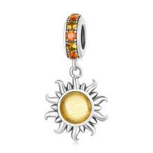 Load image into Gallery viewer, S925 Sterling Silver Little Sun Pendant DIY Bracelet Necklace Accessories, Little Sun