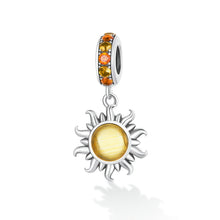 Load image into Gallery viewer, S925 Sterling Silver Little Sun Pendant DIY Bracelet Necklace Accessories, Little Sun