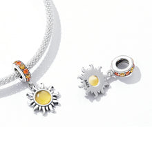 Load image into Gallery viewer, S925 Sterling Silver Little Sun Pendant DIY Bracelet Necklace Accessories, Little Sun