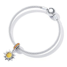 Load image into Gallery viewer, S925 Sterling Silver Little Sun Pendant DIY Bracelet Necklace Accessories, Little Sun