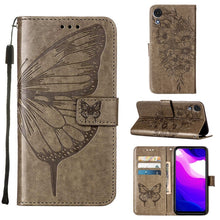 Load image into Gallery viewer, Embossed Butterfly Leather Phone Case, For Samsung Galaxy A03 Core, For Samsung Galaxy A03s 165.8mm, For Samsung Galaxy A23 4G / 5G, For Samsung Galaxy A73 5G