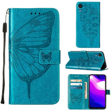 Load image into Gallery viewer, Embossed Butterfly Leather Phone Case, For Samsung Galaxy A03 Core, For Samsung Galaxy A03s 165.8mm, For Samsung Galaxy A23 4G / 5G, For Samsung Galaxy A73 5G