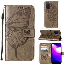 Load image into Gallery viewer, Embossed Butterfly Leather Phone Case, For Samsung Galaxy A03 Core, For Samsung Galaxy A03s 165.8mm, For Samsung Galaxy A23 4G / 5G, For Samsung Galaxy A73 5G