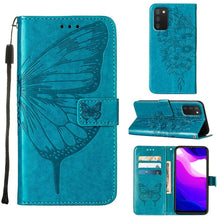 Load image into Gallery viewer, Embossed Butterfly Leather Phone Case, For Samsung Galaxy A03 Core, For Samsung Galaxy A03s 165.8mm, For Samsung Galaxy A23 4G / 5G, For Samsung Galaxy A73 5G