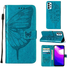 Load image into Gallery viewer, Embossed Butterfly Leather Phone Case, For Samsung Galaxy A03 Core, For Samsung Galaxy A03s 165.8mm, For Samsung Galaxy A23 4G / 5G, For Samsung Galaxy A73 5G