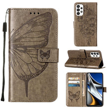 Load image into Gallery viewer, Embossed Butterfly Leather Phone Case, For Samsung Galaxy A03 Core, For Samsung Galaxy A03s 165.8mm, For Samsung Galaxy A23 4G / 5G, For Samsung Galaxy A73 5G