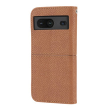 Load image into Gallery viewer, Woven Texture Stitching Magnetic PU Leather Phone Case, For Google Pixel 7, For Nokia G21 / G11, For Google Pixel 7 Pro, For Kyocera Android One S9 / Digno Sanga Edition, For Samsung Galaxy M23 / F23 5G Japanese Version, For OPPO Realme C31 4G Global  ...