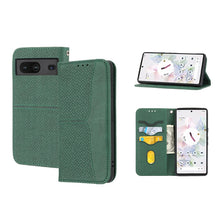 Load image into Gallery viewer, Woven Texture Stitching Magnetic PU Leather Phone Case, For Google Pixel 7, For Nokia G21 / G11, For Google Pixel 7 Pro, For Kyocera Android One S9 / Digno Sanga Edition, For Samsung Galaxy M23 / F23 5G Japanese Version, For OPPO Realme C31 4G Global  ...