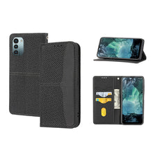Load image into Gallery viewer, Woven Texture Stitching Magnetic PU Leather Phone Case, For Google Pixel 7, For Nokia G21 / G11, For Google Pixel 7 Pro, For Kyocera Android One S9 / Digno Sanga Edition, For Samsung Galaxy M23 / F23 5G Japanese Version, For OPPO Realme C31 4G Global  ...