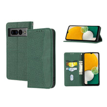 Load image into Gallery viewer, Woven Texture Stitching Magnetic PU Leather Phone Case, For Google Pixel 7, For Nokia G21 / G11, For Google Pixel 7 Pro, For Kyocera Android One S9 / Digno Sanga Edition, For Samsung Galaxy M23 / F23 5G Japanese Version, For OPPO Realme C31 4G Global  ...