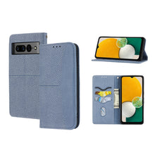 Load image into Gallery viewer, Woven Texture Stitching Magnetic PU Leather Phone Case, For Google Pixel 7, For Nokia G21 / G11, For Google Pixel 7 Pro, For Kyocera Android One S9 / Digno Sanga Edition, For Samsung Galaxy M23 / F23 5G Japanese Version, For OPPO Realme C31 4G Global  ...