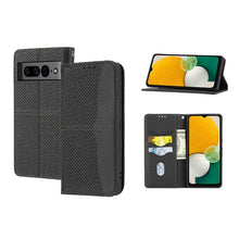 Load image into Gallery viewer, Woven Texture Stitching Magnetic PU Leather Phone Case, For Google Pixel 7, For Nokia G21 / G11, For Google Pixel 7 Pro, For Kyocera Android One S9 / Digno Sanga Edition, For Samsung Galaxy M23 / F23 5G Japanese Version, For OPPO Realme C31 4G Global  ...