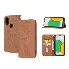 Load image into Gallery viewer, Woven Texture Stitching Magnetic PU Leather Phone Case, For Google Pixel 7, For Nokia G21 / G11, For Google Pixel 7 Pro, For Kyocera Android One S9 / Digno Sanga Edition, For Samsung Galaxy M23 / F23 5G Japanese Version, For OPPO Realme C31 4G Global  ...
