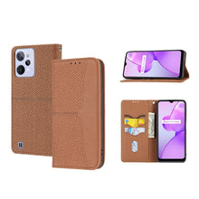 Load image into Gallery viewer, Woven Texture Stitching Magnetic PU Leather Phone Case, For Google Pixel 7, For Nokia G21 / G11, For Google Pixel 7 Pro, For Kyocera Android One S9 / Digno Sanga Edition, For Samsung Galaxy M23 / F23 5G Japanese Version, For OPPO Realme C31 4G Global  ...