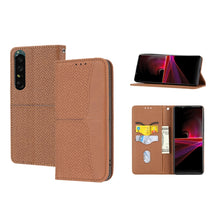 Load image into Gallery viewer, Woven Texture Stitching Magnetic PU Leather Phone Case, For Google Pixel 7, For Nokia G21 / G11, For Google Pixel 7 Pro, For Kyocera Android One S9 / Digno Sanga Edition, For Samsung Galaxy M23 / F23 5G Japanese Version, For OPPO Realme C31 4G Global  ...