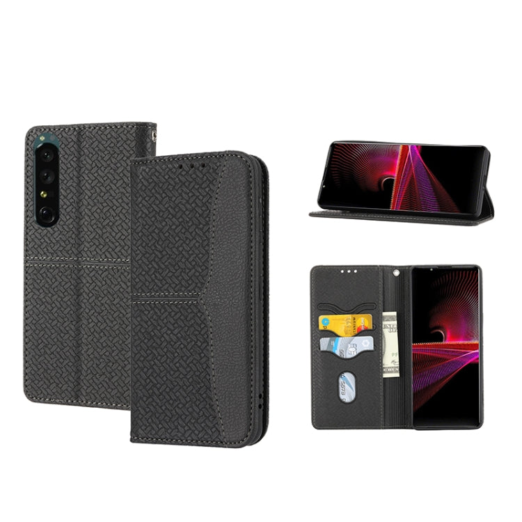 Woven Texture Stitching Magnetic PU Leather Phone Case, For Google Pixel 7, For Nokia G21 / G11, For Google Pixel 7 Pro, For Kyocera Android One S9 / Digno Sanga Edition, For Samsung Galaxy M23 / F23 5G Japanese Version, For OPPO Realme C31 4G Global  ...