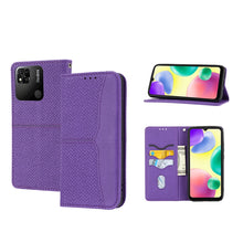 Load image into Gallery viewer, Woven Texture Stitching Magnetic PU Leather Phone Case, For Xiaomi Redmi 10A, For Xiaomi Poco M4 Pro, For Xiaomi Redmi Note 11E, For Xiaomi Redmi 10 5G, For Samsung Galaxy A03s 164.2mm US Version
