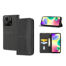 Load image into Gallery viewer, Woven Texture Stitching Magnetic PU Leather Phone Case, For Xiaomi Redmi 10A, For Xiaomi Poco M4 Pro, For Xiaomi Redmi Note 11E, For Xiaomi Redmi 10 5G, For Samsung Galaxy A03s 164.2mm US Version