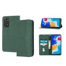 Load image into Gallery viewer, Woven Texture Stitching Magnetic PU Leather Phone Case, For Xiaomi Redmi 10A, For Xiaomi Poco M4 Pro, For Xiaomi Redmi Note 11E, For Xiaomi Redmi 10 5G, For Samsung Galaxy A03s 164.2mm US Version