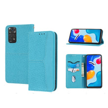 Load image into Gallery viewer, Woven Texture Stitching Magnetic PU Leather Phone Case, For Xiaomi Redmi 10A, For Xiaomi Poco M4 Pro, For Xiaomi Redmi Note 11E, For Xiaomi Redmi 10 5G, For Samsung Galaxy A03s 164.2mm US Version