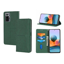 Load image into Gallery viewer, Woven Texture Stitching Magnetic PU Leather Phone Case, For Xiaomi Redmi 10A, For Xiaomi Poco M4 Pro, For Xiaomi Redmi Note 11E, For Xiaomi Redmi 10 5G, For Samsung Galaxy A03s 164.2mm US Version