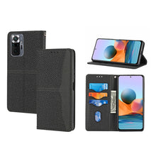 Load image into Gallery viewer, Woven Texture Stitching Magnetic PU Leather Phone Case, For Xiaomi Redmi 10A, For Xiaomi Poco M4 Pro, For Xiaomi Redmi Note 11E, For Xiaomi Redmi 10 5G, For Samsung Galaxy A03s 164.2mm US Version