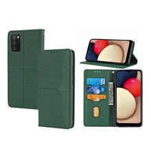 Load image into Gallery viewer, Woven Texture Stitching Magnetic PU Leather Phone Case, For Xiaomi Redmi 10A, For Xiaomi Poco M4 Pro, For Xiaomi Redmi Note 11E, For Xiaomi Redmi 10 5G, For Samsung Galaxy A03s 164.2mm US Version